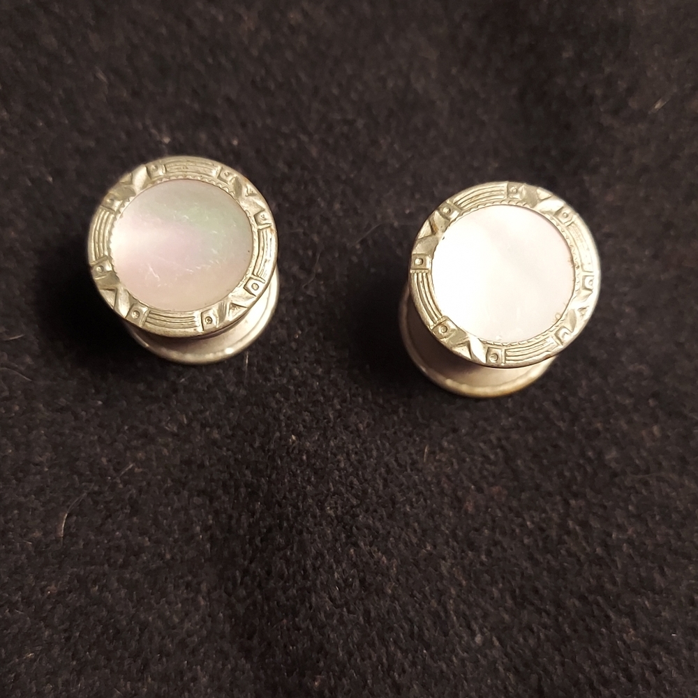 🩶 Antique Baer & Wild Kum-A-Part Cuff Links